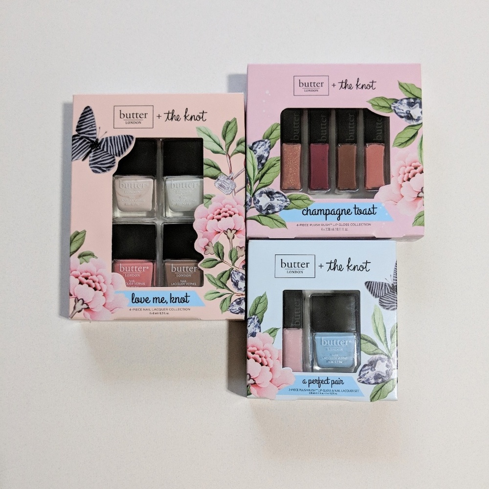 Butter London + the knot wedding makeup lot New